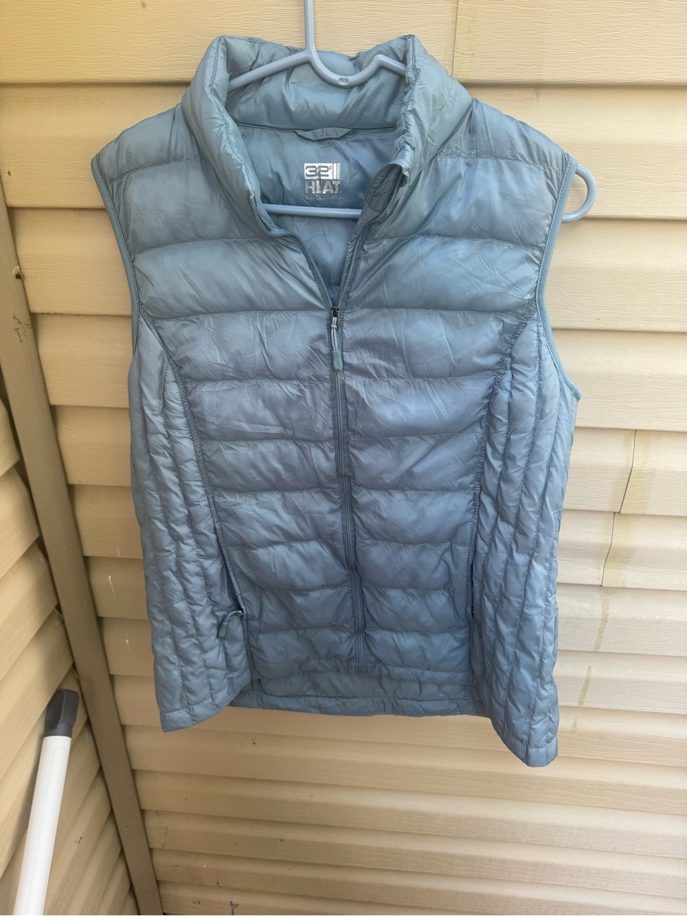 32 Degrees Women's Pale Blue Quilted Packable Vest